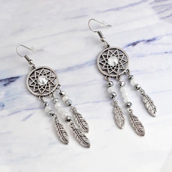 Dream Catcher Earrings - Picture 2 of 4